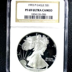 1993 PF69 ULTRA CAMEO ASE