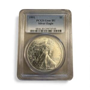 1991 $1 Silver Eagle Genuine (89 - Brilliant Uncirculated)