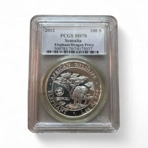 2012 100 S Elephant/Dragon Privy MS70 Standard Holder