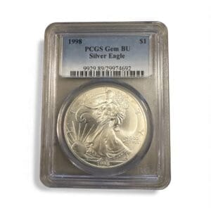 1998 $1 Silver Eagle Genuine (89 - Brilliant Uncirculated)