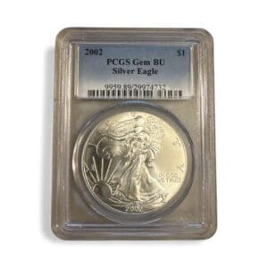 2002 $1 Silver Eagle Genuine (89 - Brilliant Uncirculated)
